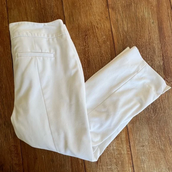 Talbots Heritage Women’s Petite White Cropped Pants Capri Lined Size 8P - Picture 5 of 15